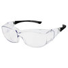 Zayaan Health PrimeX Clear Lens Black Temple, Anti-Scratch Anti Fog Safety Glasses ZH-PRXSG-CLLBKT-MS14